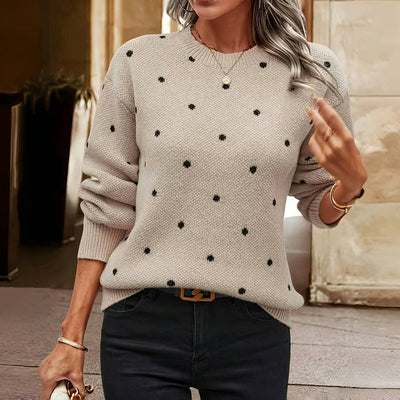 Esmee | Polka-Dot-Pullover