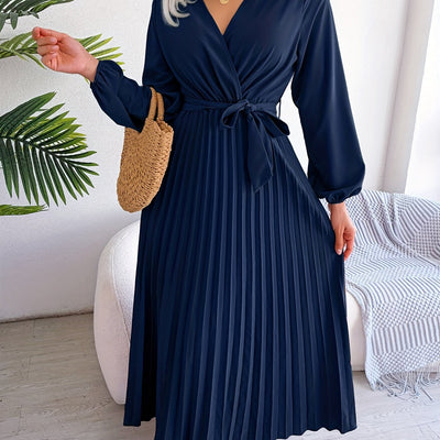 Elegantes Plisseekleid