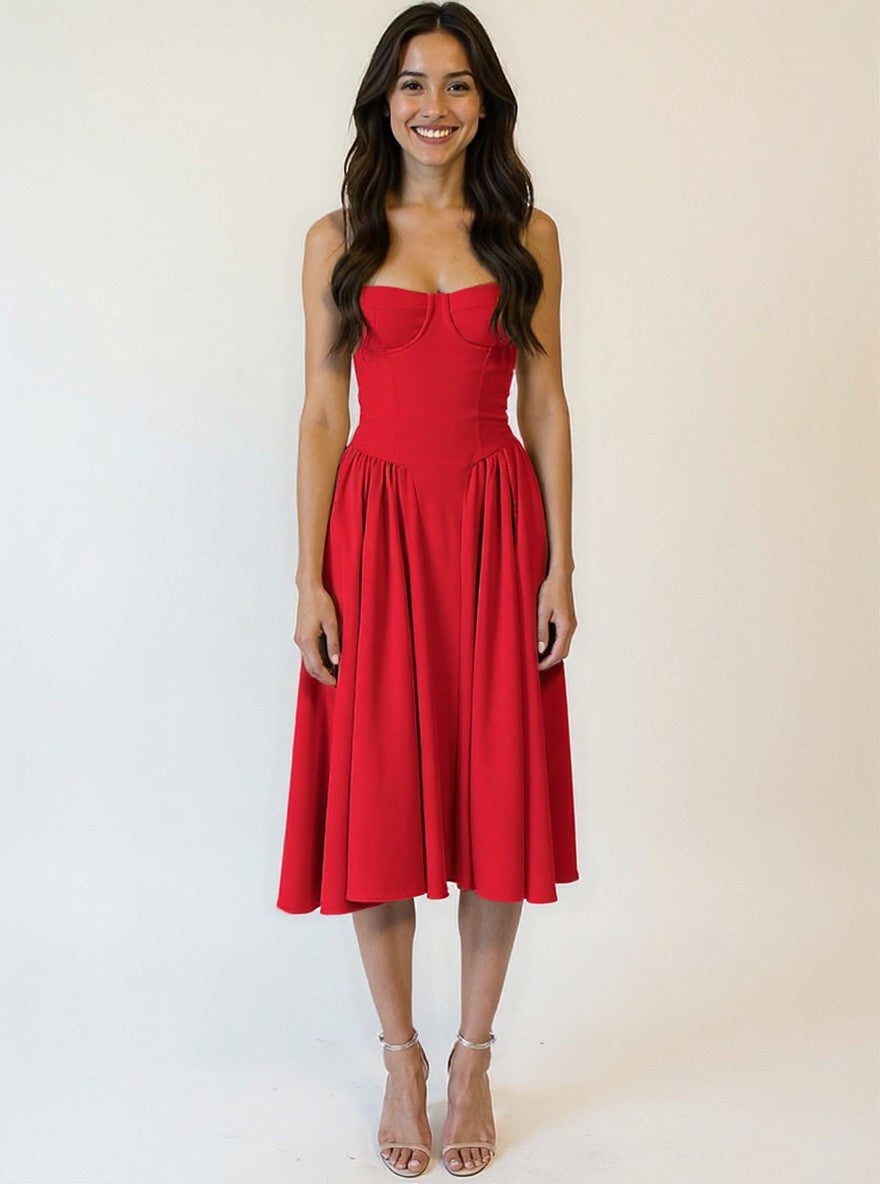 Nova | Midi-Korsettkleid