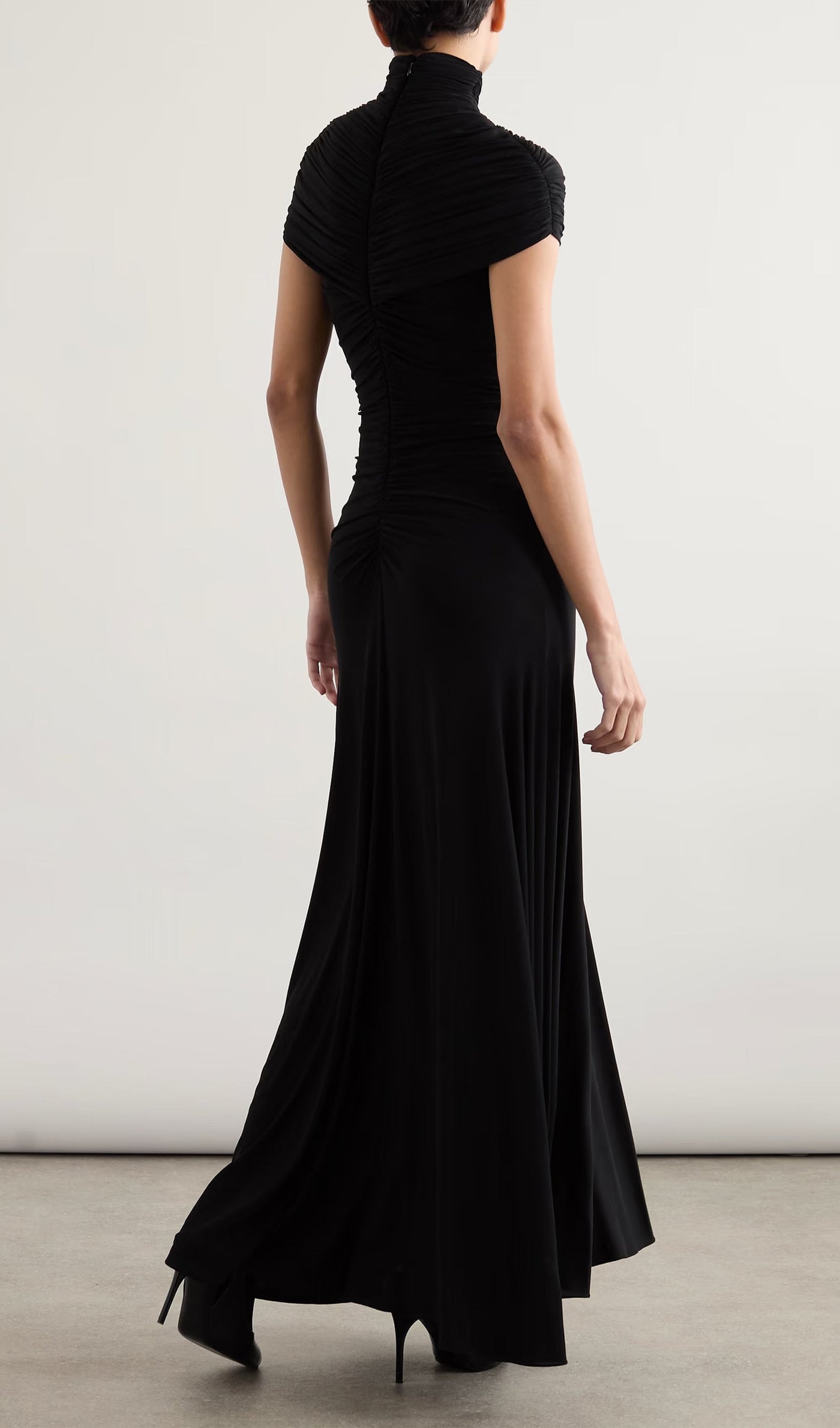 Orlene | Maxikleid aus Jersey mit Raffungen