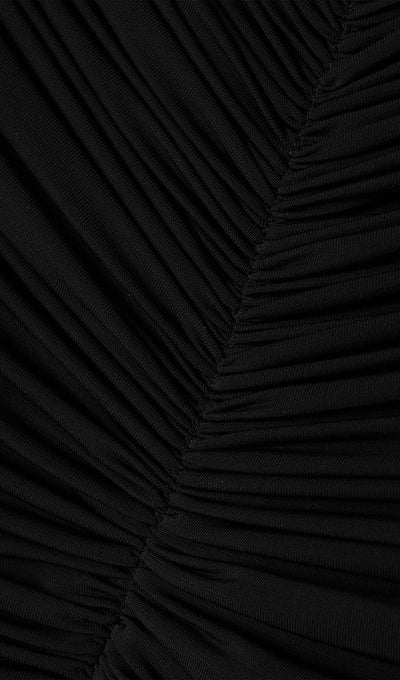 Orlene | Maxikleid aus Jersey mit Raffungen