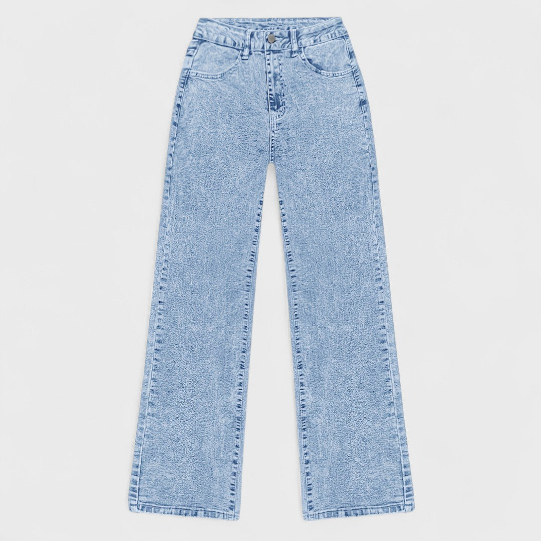 Mara – Damen-Jeans mit geradem, weitem Bein