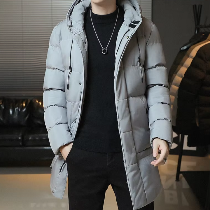 Eleganter langer Wintermantel