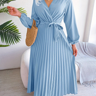 Elegantes Plisseekleid