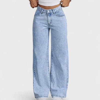 Mara – Damen-Jeans mit geradem, weitem Bein