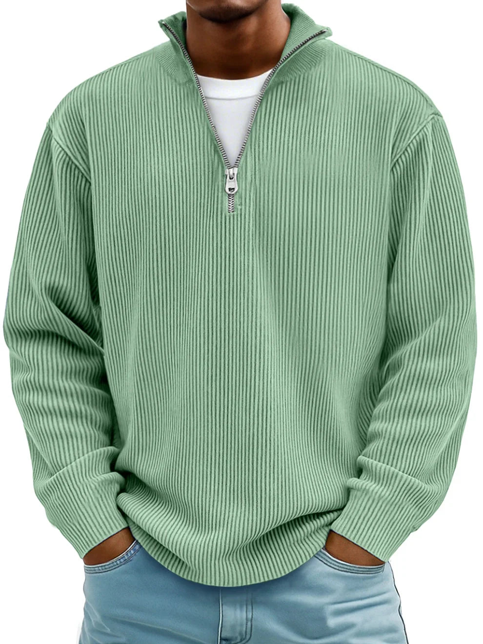 Trendiger, stilvoller Pullover