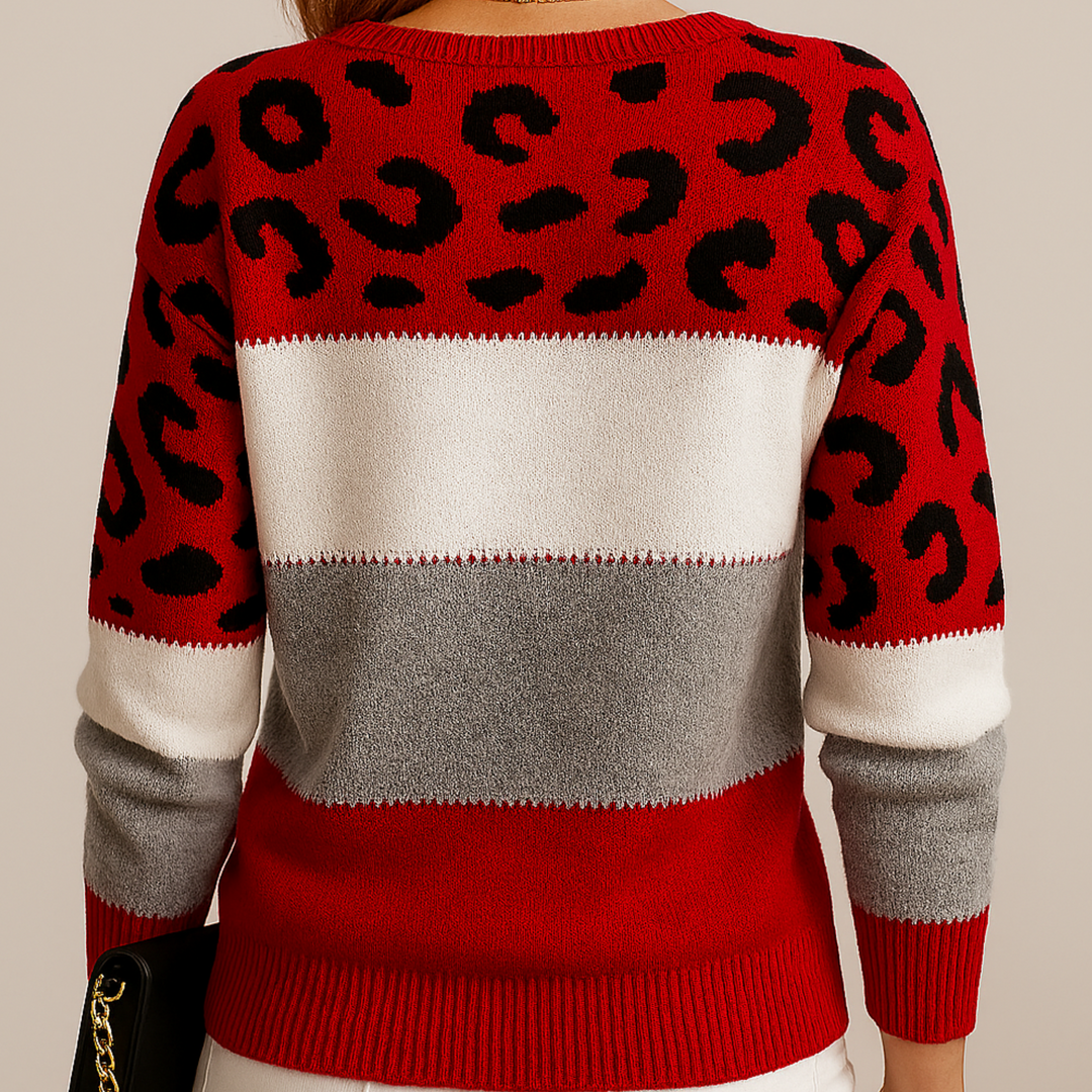Pullover „Leoparden-Eleganz“