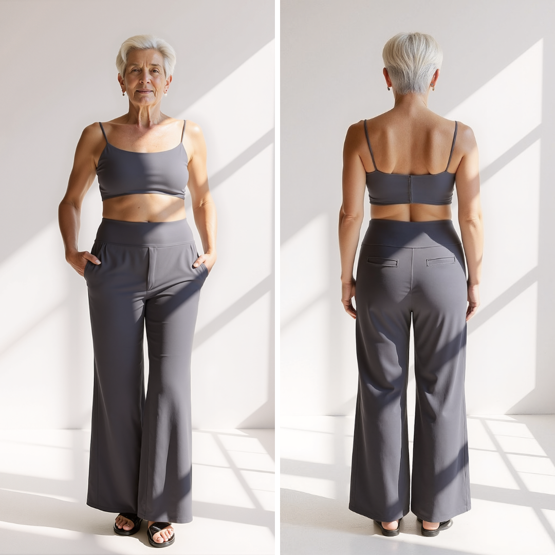 Émilie – Elegante Hose mit weitem Bein