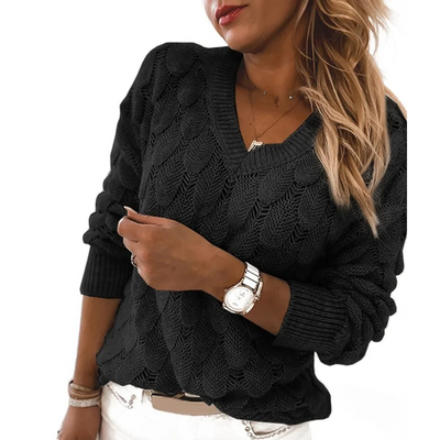 Lena | Pullover mit V-Ausschnitt