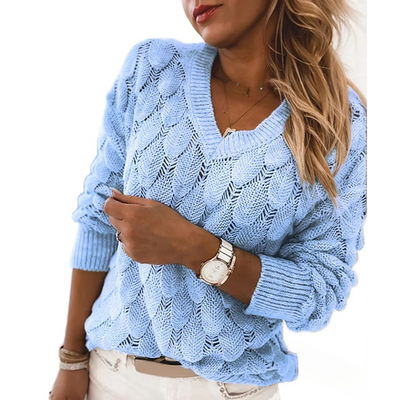 Lena | Pullover mit V-Ausschnitt