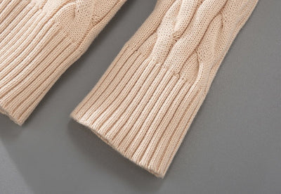 Anthony – Zopfmuster-Pullover mit Halb-Reißverschluss