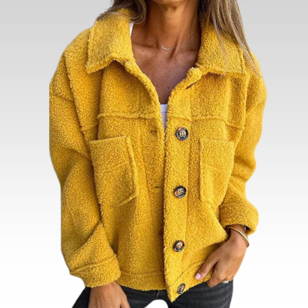 Dion | Kurze Jacke mit Reverskragen