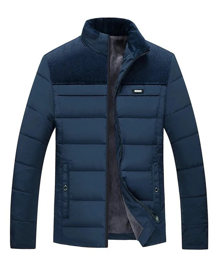 Elegante gefütterte Pufferjacke