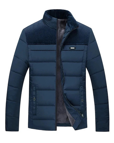 Elegante gefütterte Pufferjacke