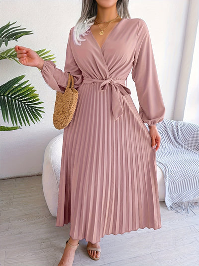 Elegantes Plisseekleid