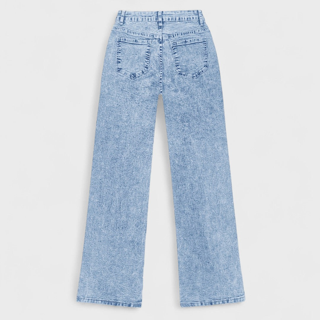Mara – Damen-Jeans mit geradem, weitem Bein