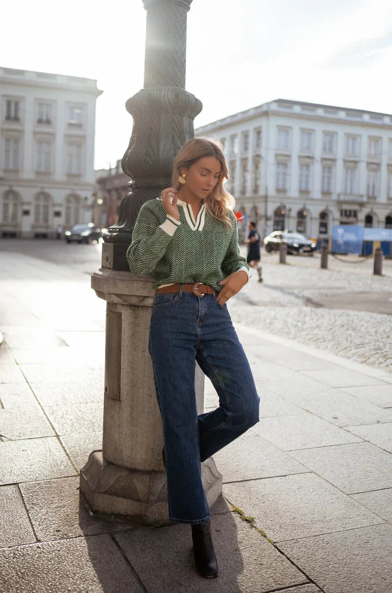Ella | Stilvoller Pullover mit Retro-Touch