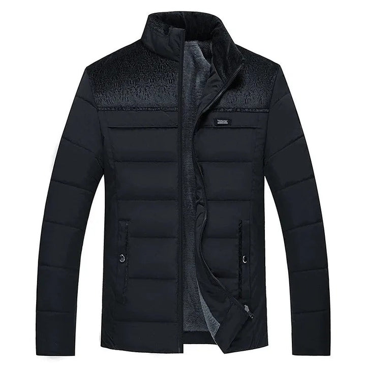 Elegante gefütterte Pufferjacke