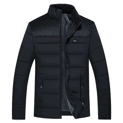 Elegante gefütterte Pufferjacke