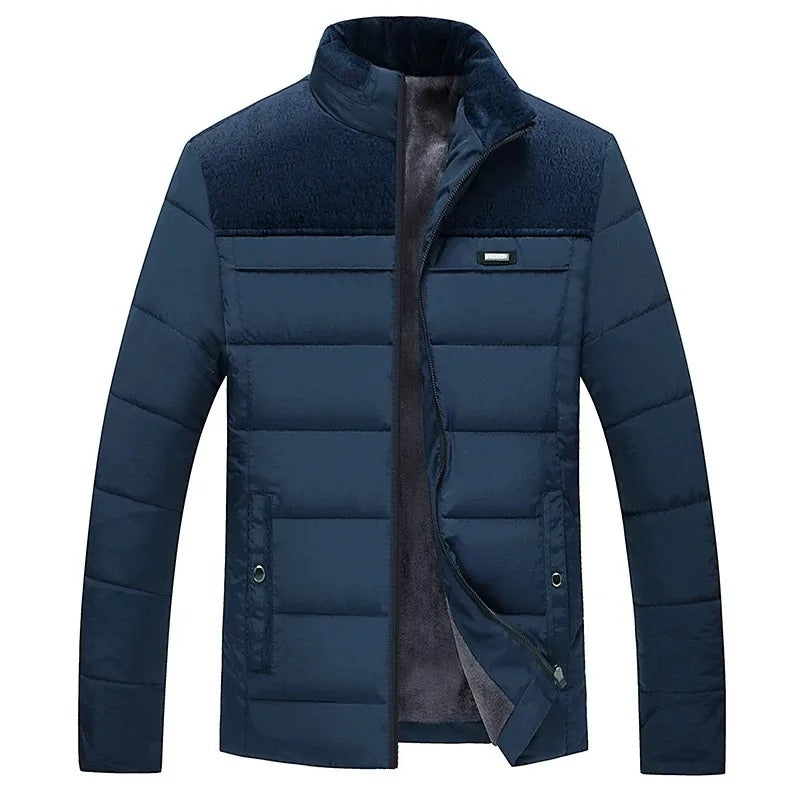 Elegante gefütterte Pufferjacke
