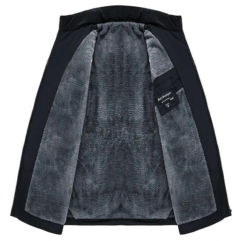 Elegante gefütterte Pufferjacke