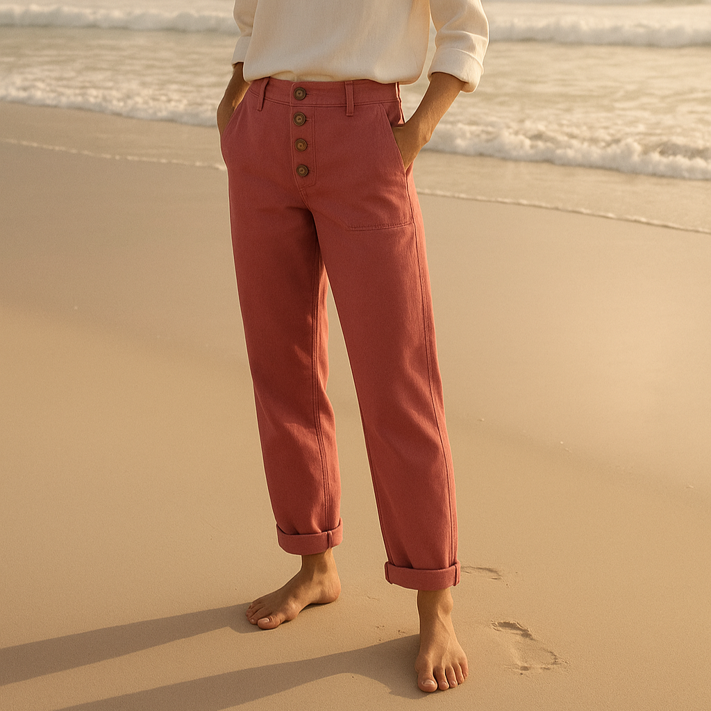 Enisa – Sommerhose aus Leinen