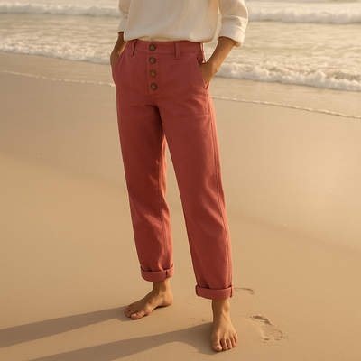 Enisa – Sommerhose aus Leinen